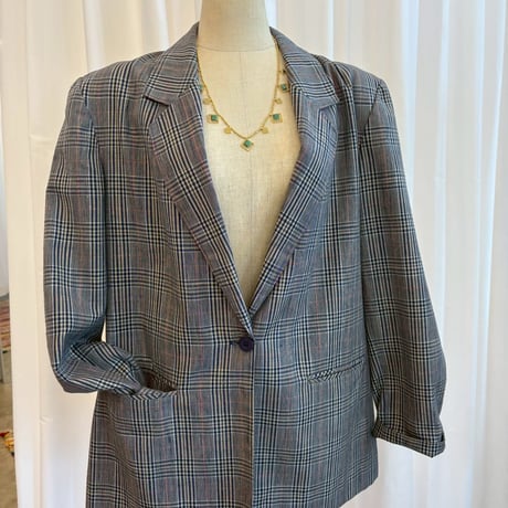 Y2K MADE IN USA Pendleton チェック柄　テーラードジャケット