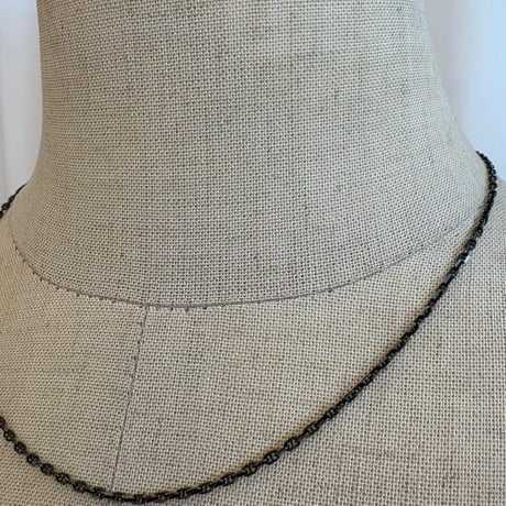 Vintage italy made silver 925 チェーンネックレス