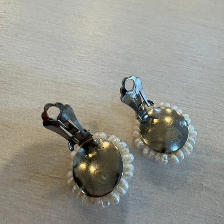 antique ライスパール イヤリング