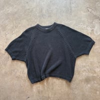 コットンリネン 半袖ニット