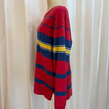 90s　ボーダー　ロンTEE