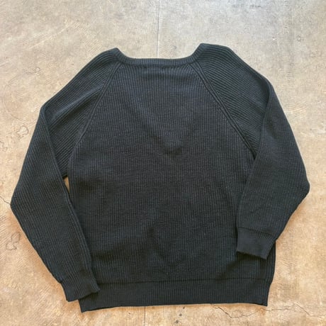 90s アクリル ざっくりVニット