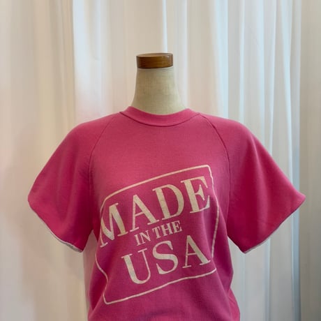 MADE IN THE USA プリント　半袖SWT