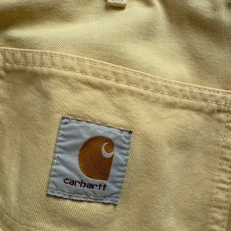 Carhartt レアカラー パステルイエロー ペインターパンツ