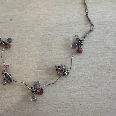 antique ジューシー ビーズ ネックレス