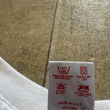 90s made in usa いいこと閃きくまさん プリントTEE