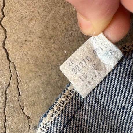 70s levi's bush denim short pants