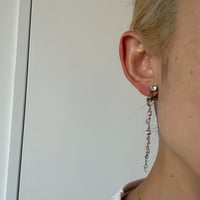キラキラlike ダイヤモンド　long イヤリング