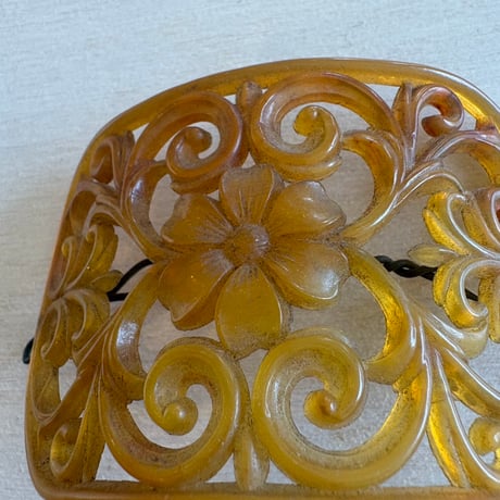 Antique ベッコウ ヘアクリップ