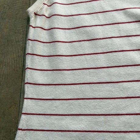 LACOSTE ボーダー　ニットタンク