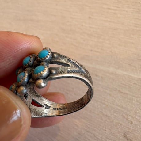 STERLING SILVER ズニ族 リング