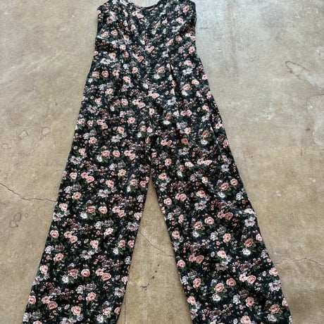 USA MADE ９０s 花柄　キャミ　ロンパース