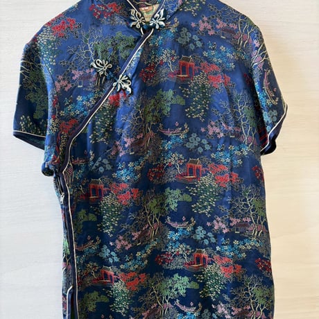５０s VINTAGE チャイナブラウス
