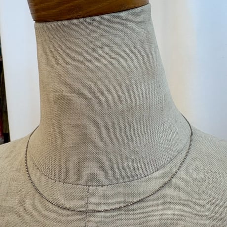 シルバー925 vintage ボール ネックレス