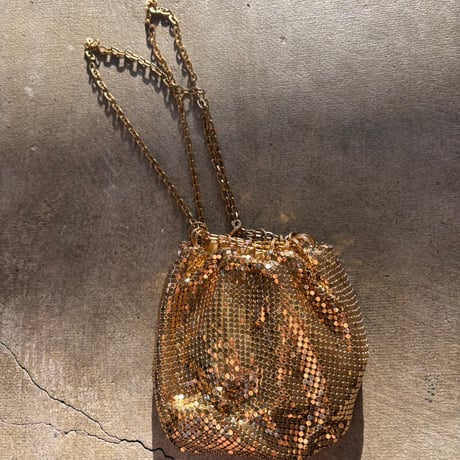 Vintage ゴールドカラー チェーンBAG