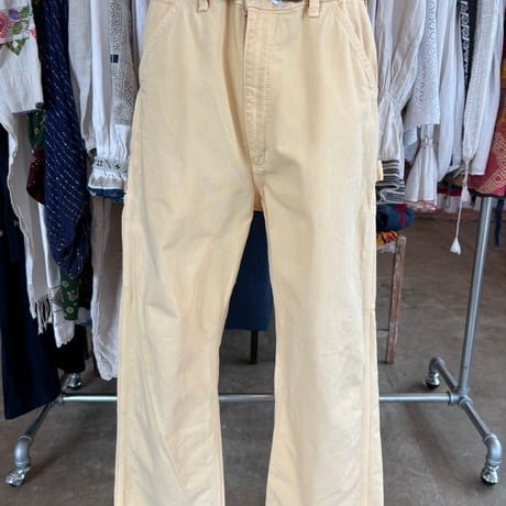 Carhartt レアカラー パステルイエロー ペインターパンツ