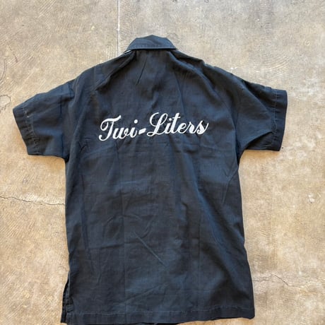 Hilton 60-70s USA Twi-Liters チェーンステッチ ボーリングシャツ