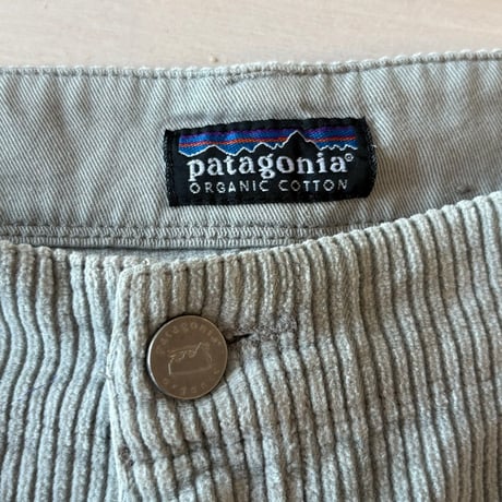 Patagonia 2000年製　コーデュロイ　ショートパンツ　グレー