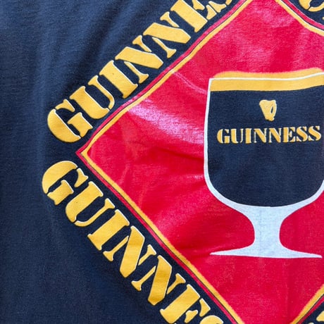 90s EURO made GUNNESS 黒TEE