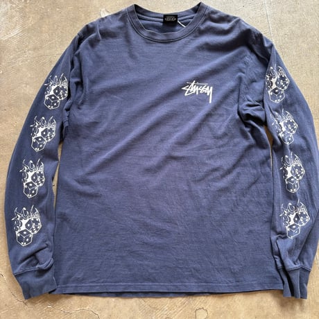 Stussy 袖ロゴ入り ロンTEE