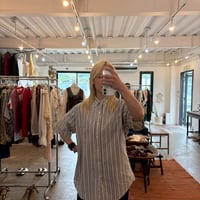 Vintage L.L Bean シアサッカー　ストライプ　半袖シャツ