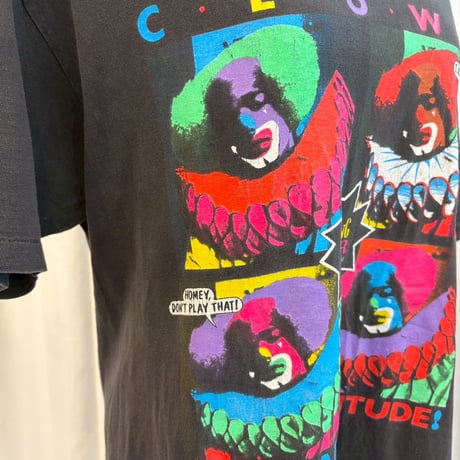 USA MADE 90s CLOWN ブラック TEE