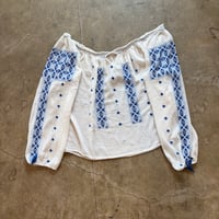 vintage ルーマニア刺繍 ブラウス