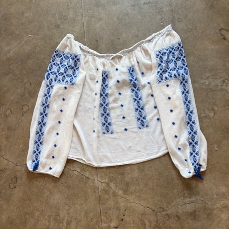 vintage ルーマニア刺繍 ブラウス