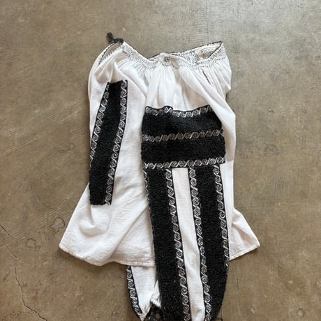 60s vintage ルーマニア刺繍 ブラウス
