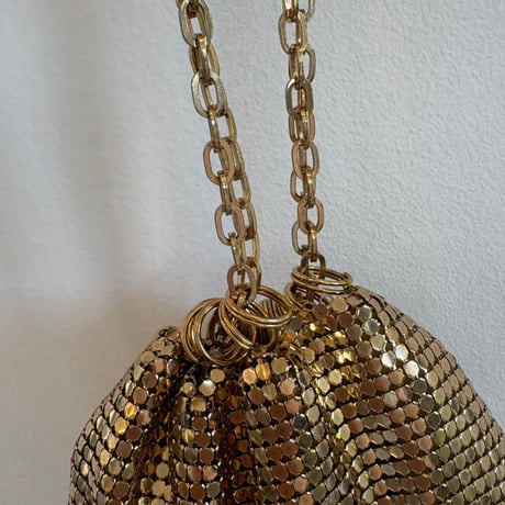 Vintage ゴールドカラー チェーンBAG