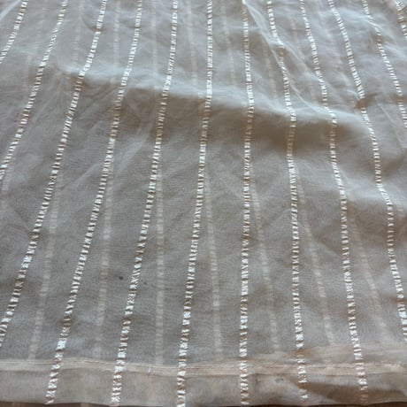 vintage like インド綿 シースルー ドレス