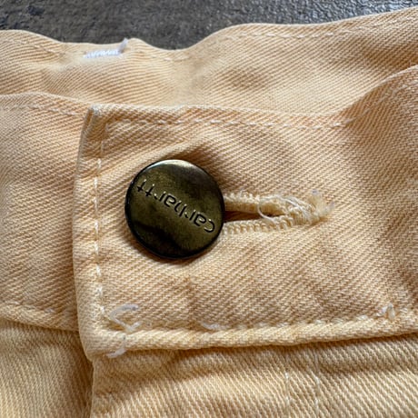 Carhartt レアカラー パステルイエロー ペインターパンツ