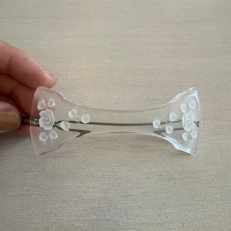 antique スケルトン ヘアクリップ