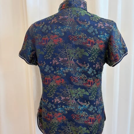 ５０s VINTAGE チャイナブラウス