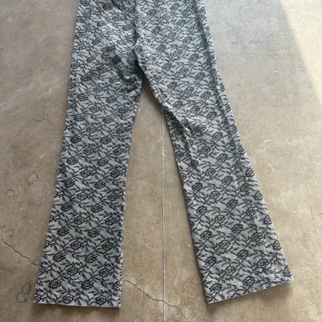 MADE IN USA ９０s レース総柄　Y2K パンツ
