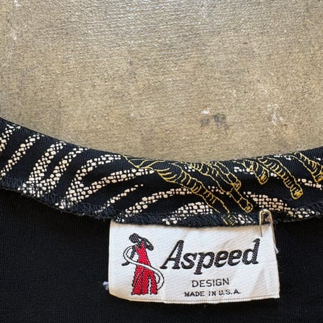 MADE IN U.S.A Aspeed ゼブラ総柄 ロングシャツ