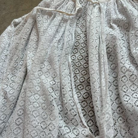 antique シースルー レース ブラウス
