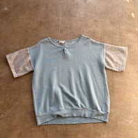 ８０s ２トーン　ヘンリーネック　半袖SWT