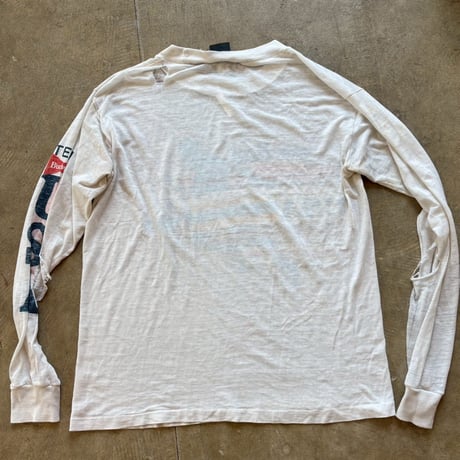 VINTAGE Budweiser ロゴ入り ボロ ロンTEE