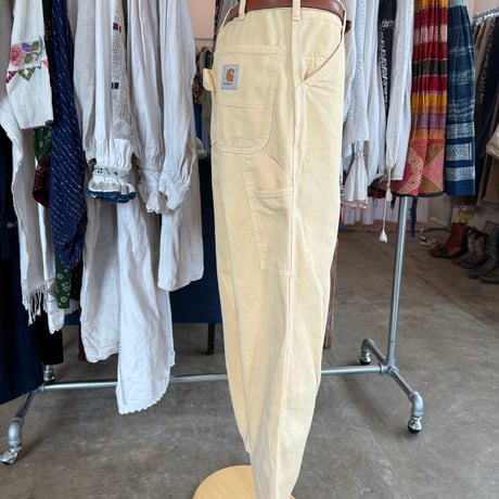 Carhartt レアカラー パステルイエロー ペインターパンツ