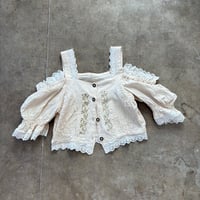 EURO 刺繍 オフショル ブラウス