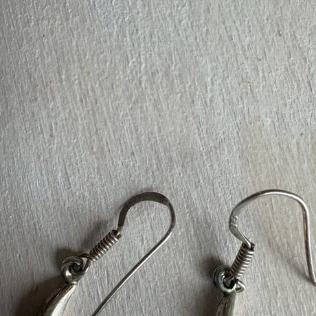 シルバー925 月モチーフ　ピアス