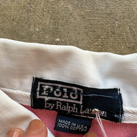 USA MADE Ralph Lauren パステルカラー　ラガシャツ