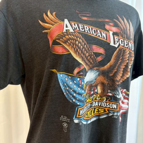1987s 3D EMBLEM HARLEY DAVIDSON TEE