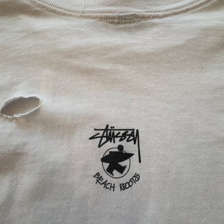 80s old stussy 黒タグ　ストックロゴTEE