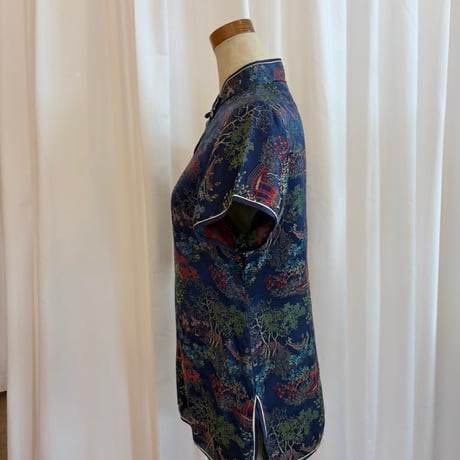 ５０s VINTAGE チャイナブラウス