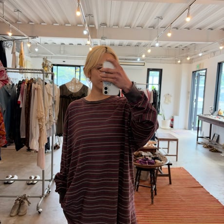 MADE IN U.S.A ラルフローレン　ボーダーロンTEE