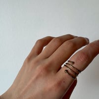antique くるくる　リング