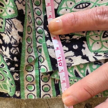 Made in Pakistan スリット入り コットン100 ドレス