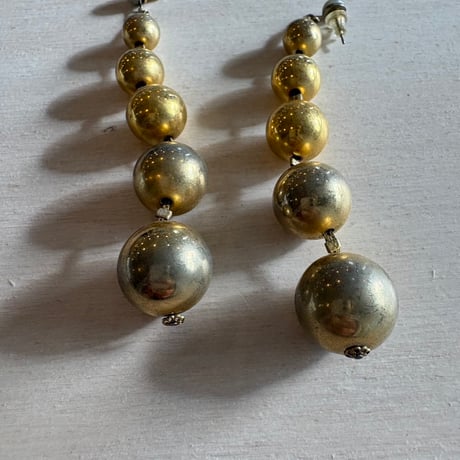 Vintage ５ボール ロングピアス